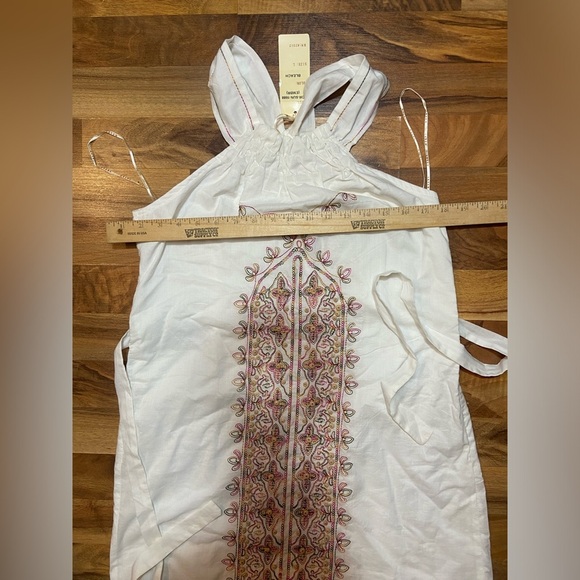 Aryeh Halter Dress Womens Size Large Embroidered Bohemian New With Tags - Picture 3 of 8